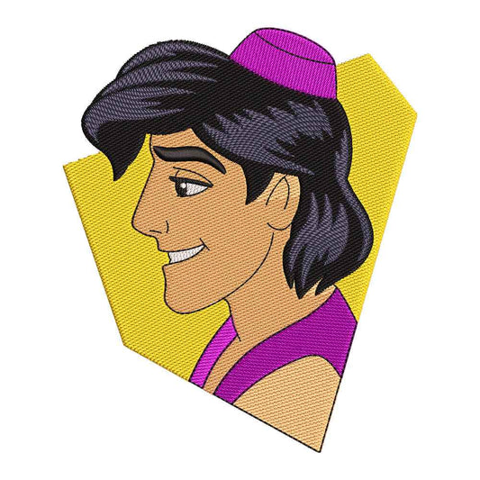 Aladdin embroidery designs for machine - 022538