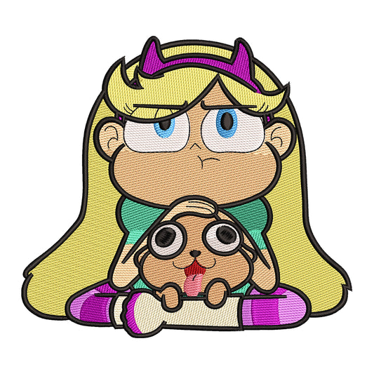 Star Butterfly embroidery designs for machine - 022542