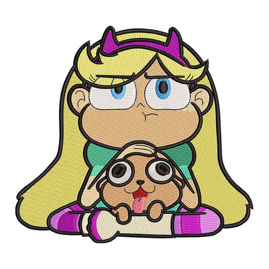 Star Butterfly embroidery designs for machine - 022542