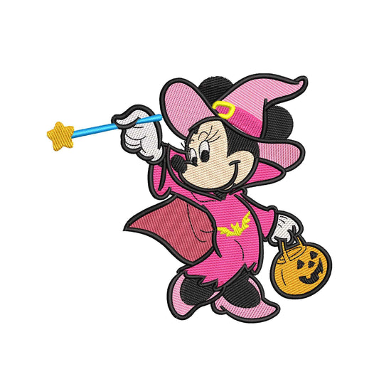 Halloween embroidery designs Polka Dot Mouse wizard - 05052407