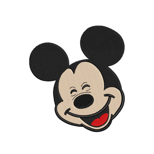 Machine embroidery designs Classic Cartoon Mouse smiling - 08052405