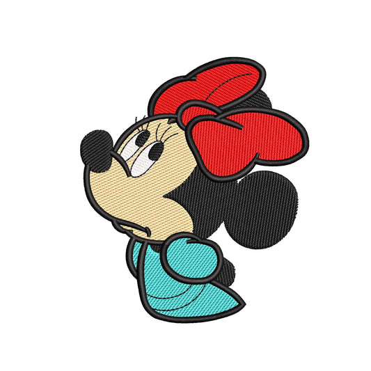 Cute Polka Dot Mouse embroidery designs for machine - 08052408