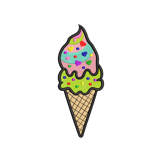 Icecream machine embroidery designs summer - 09052414