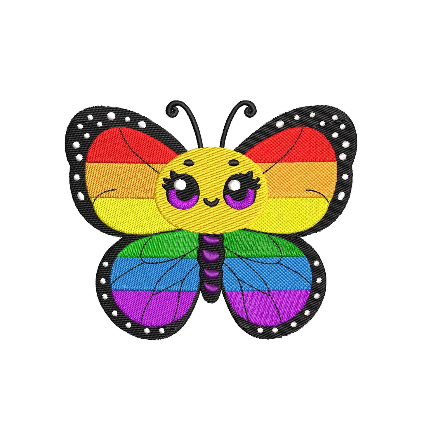 Lgbtq pride flag embroidery designs for machine - 1010056