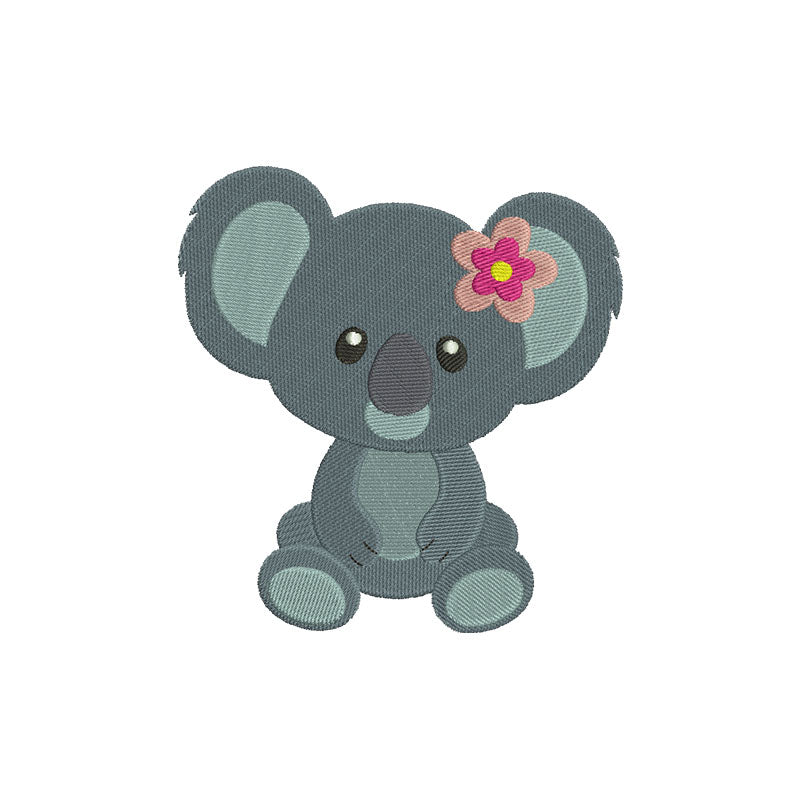 Koala machine embroidery designs - 110009