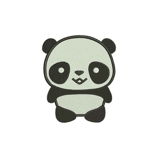 Cute panda embroidery designs - 110014