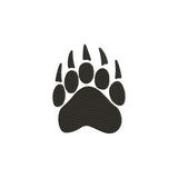 Bear paw machine embroidery designs - 110036