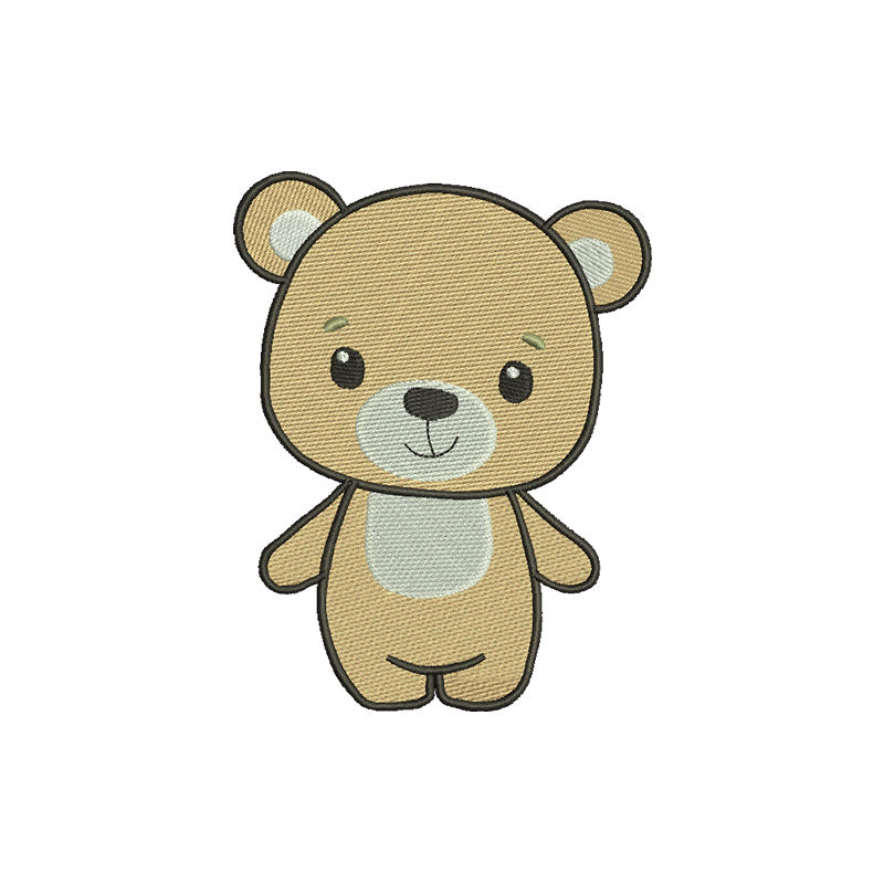 Lovely Bear Machine Embroidery Digital Files - 110040