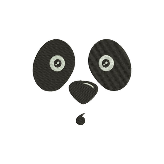 Bear face machine embroidery designs - 110044