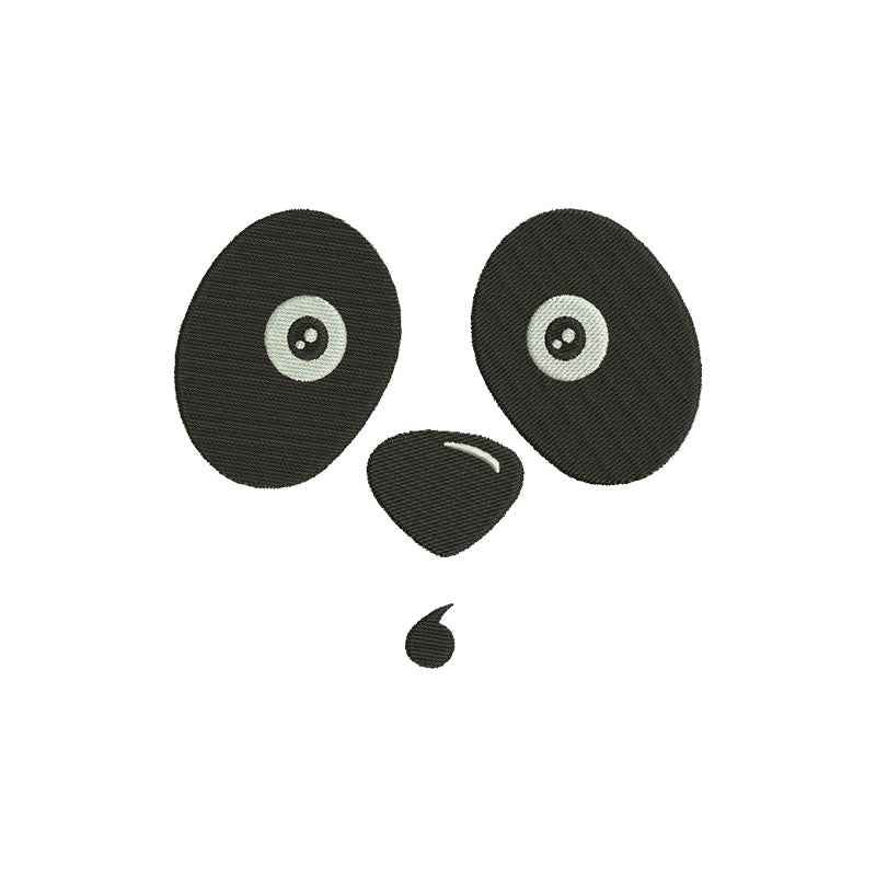 Bear face machine embroidery designs - 110044