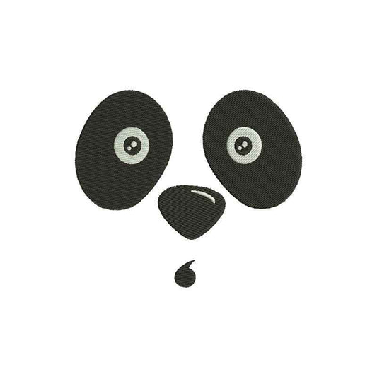 Bear face machine embroidery designs - 110044
