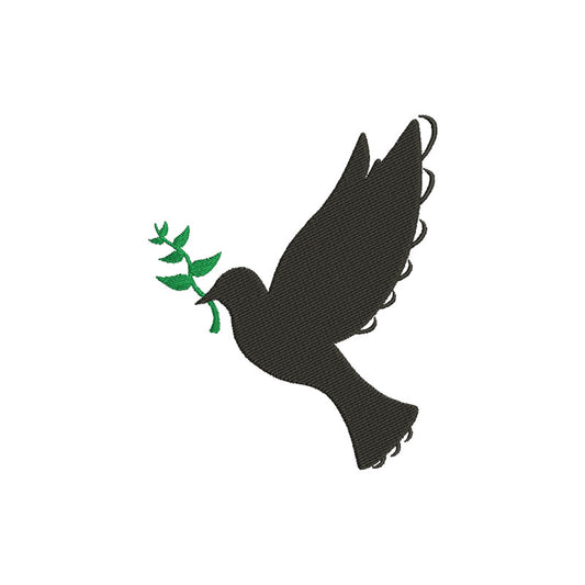 Bird silhouette embroidery designs - 120001