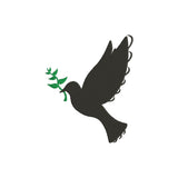 Bird silhouette embroidery designs - 120001