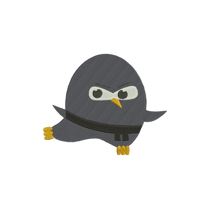Ninja bird embroidery designs - 120014