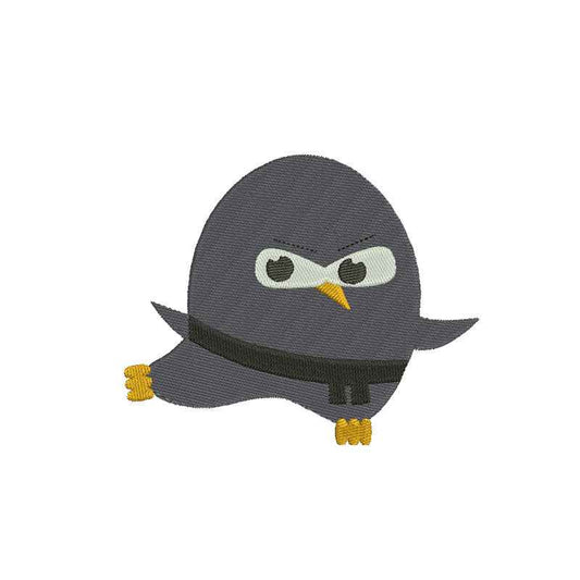 Ninja bird embroidery designs - 120014