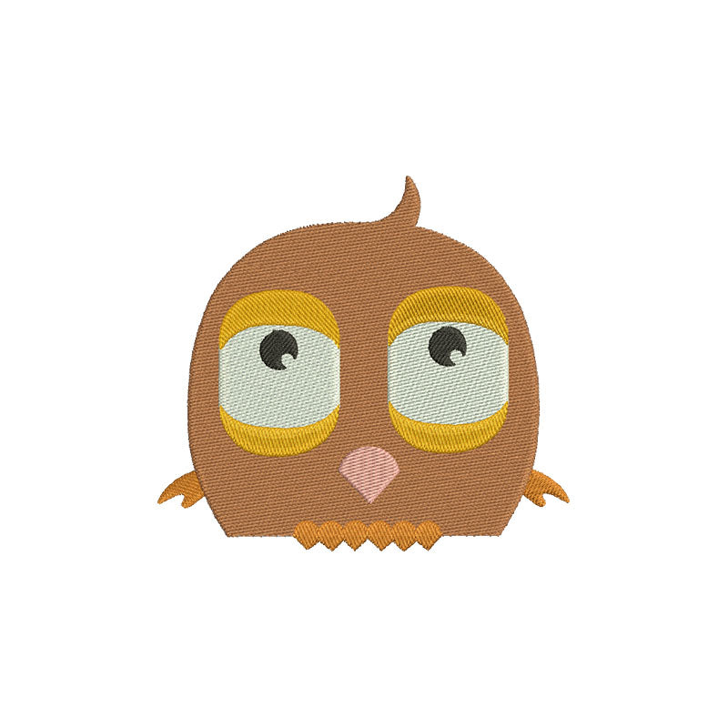 Cute bird embroidery files - 120026