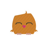 Kawaii bird digital embroidery files - 120032