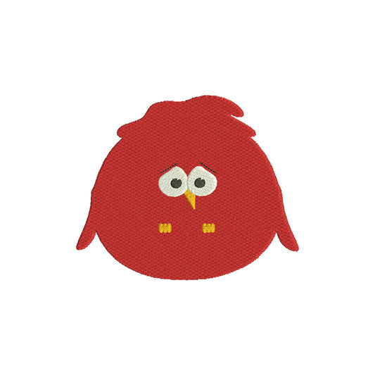 Red bird embroidery files - 120040