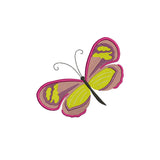Digital embroidery designs butterfly- 130006