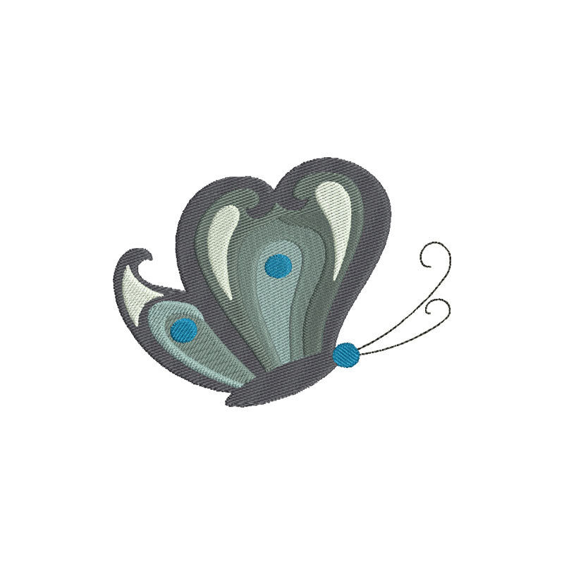 Butterflies embroidery designs - 130010