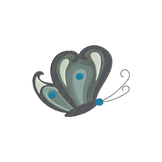 Butterflies embroidery designs - 130010