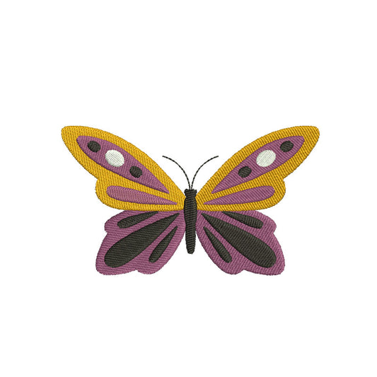 Colorful Butterfly machine embroidery designs - 130017