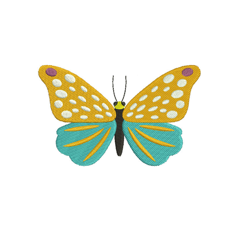 Lovely Butterfly embroidery designs - 130018