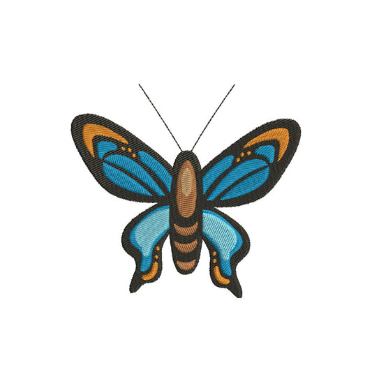 Embroidery designs colorful butterfly - 130026