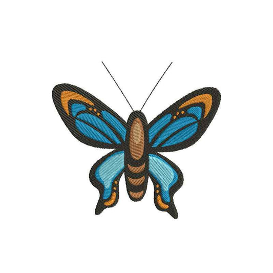Embroidery designs colorful butterfly - 130026