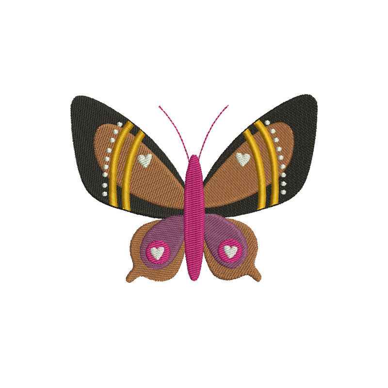 Kawaii Butterfly machine embroidery designs - 130027
