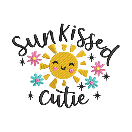 Sunkissed cutie embroidery design of machine - 13062402