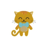 Kawaii Cat machine embroidery designs for babies - 140031