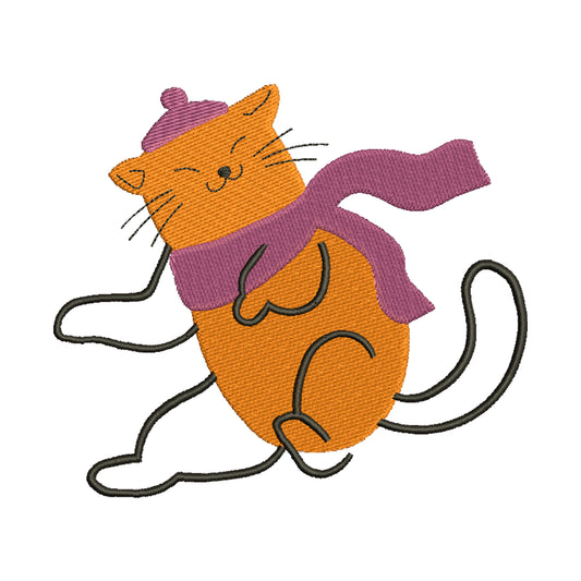Cat machine embroidery designs - 140052