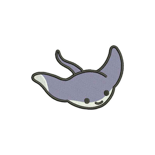 Ramp fish machine embroidery designs - 160002