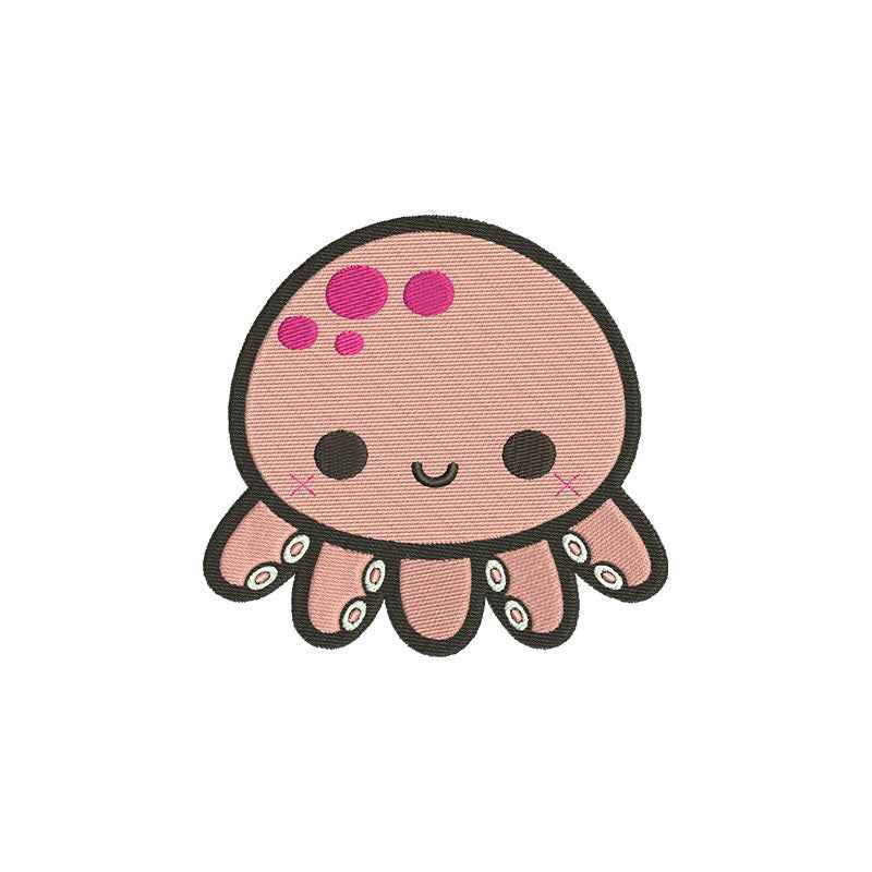 Octopus machine embroidery designs - 160006