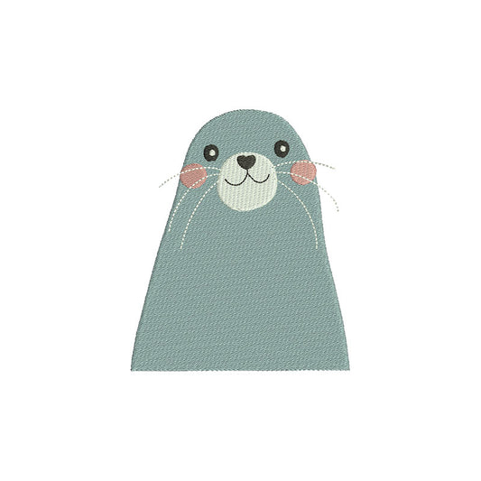 Seal machine embroidery designs - 160007