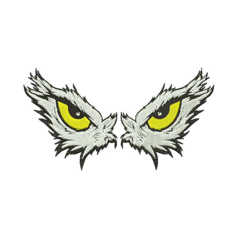 Eagle eyes machine embroidery designs - 170010