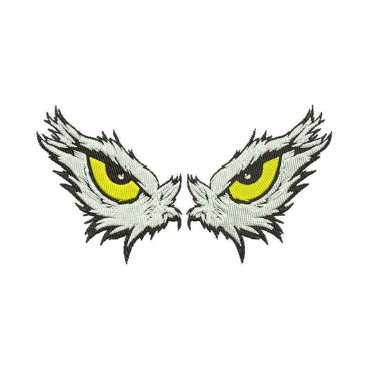 Eagle eyes machine embroidery designs - 170010