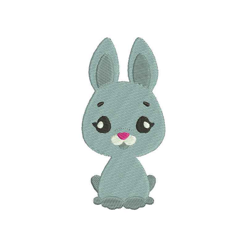 Rabbit machine embroidery designs - 170013