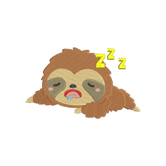 Sloth machine embroidery designs - 170017