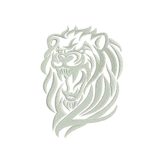 Lion machine embroidery designs silhouette - 170068