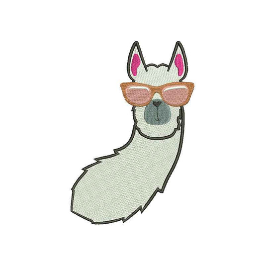 Cool Llama machine embroidery designs - 170071