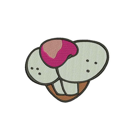 Rabbit face machine embroidery designs - 170078