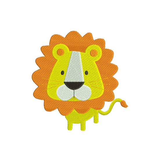 Lion embroidery designs for machine - 170122