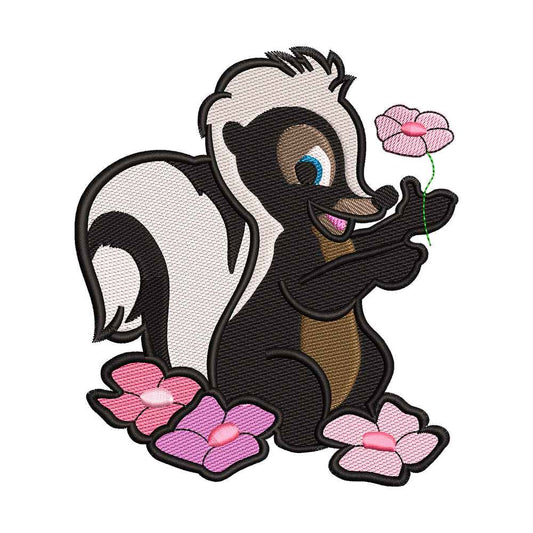 Flower the Skunk from Bambi Embroidery Design - 190401