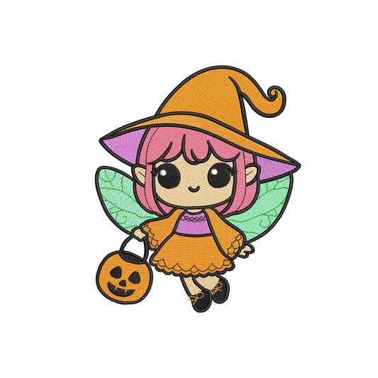 Machine embroidery designs halloween fairy - 20042404