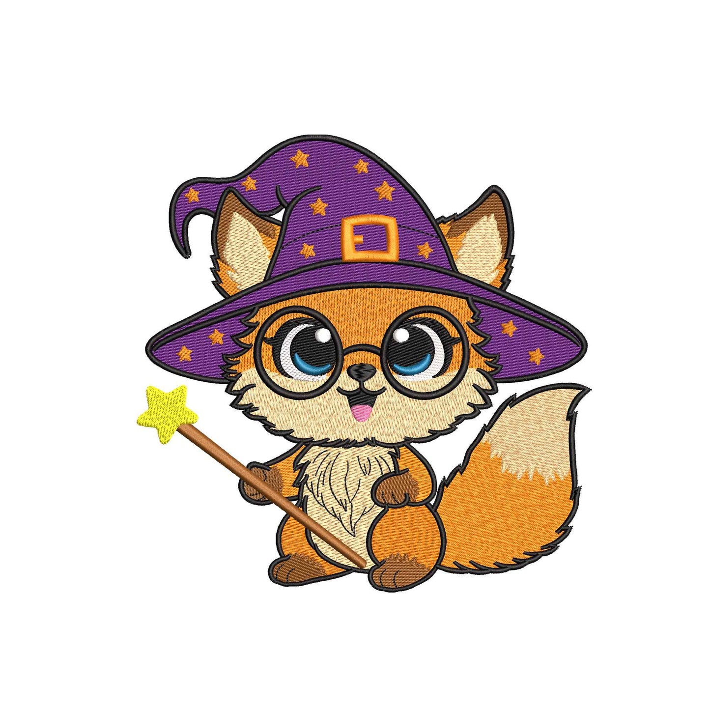 Machine embroidery designs halloween fox - 20042405