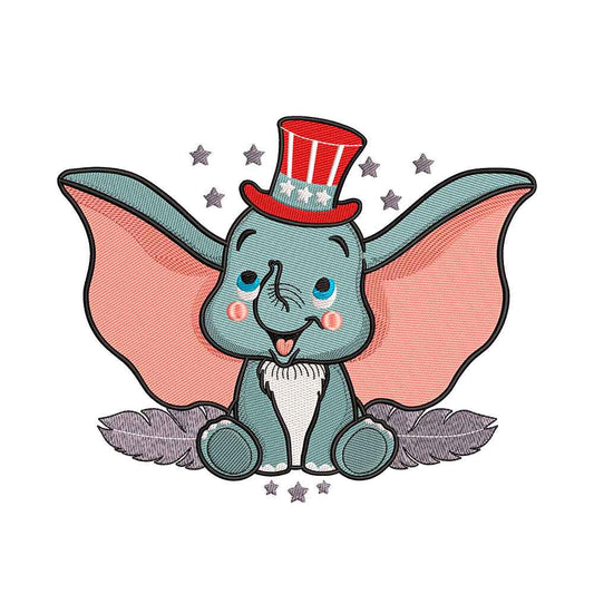 Elephant Jumbo embroidery designs for machine - 231006