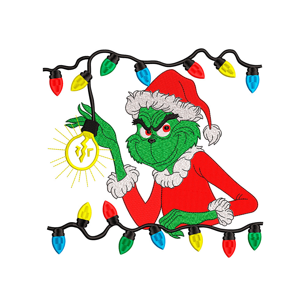 Grinch embroidery designs for machine - 231021