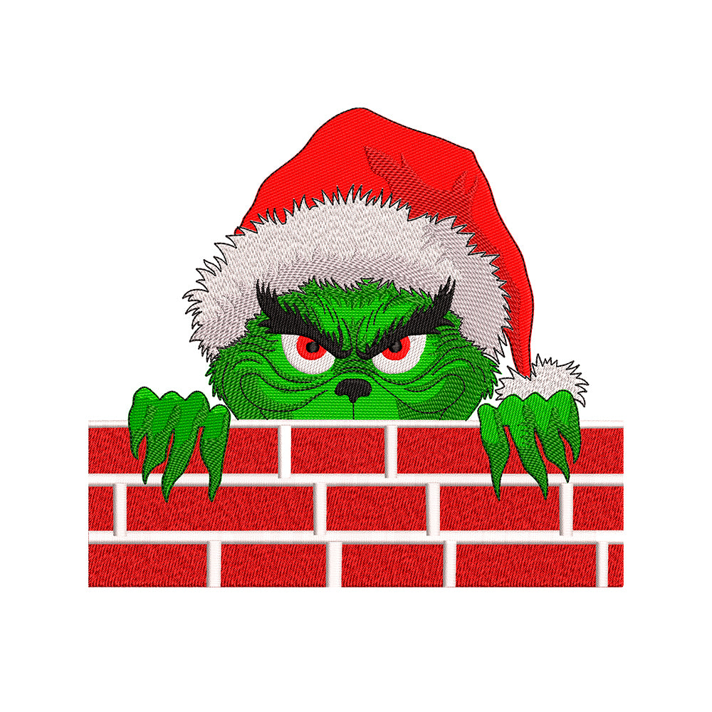 Grinchmas embroidery designs for machine - 231022